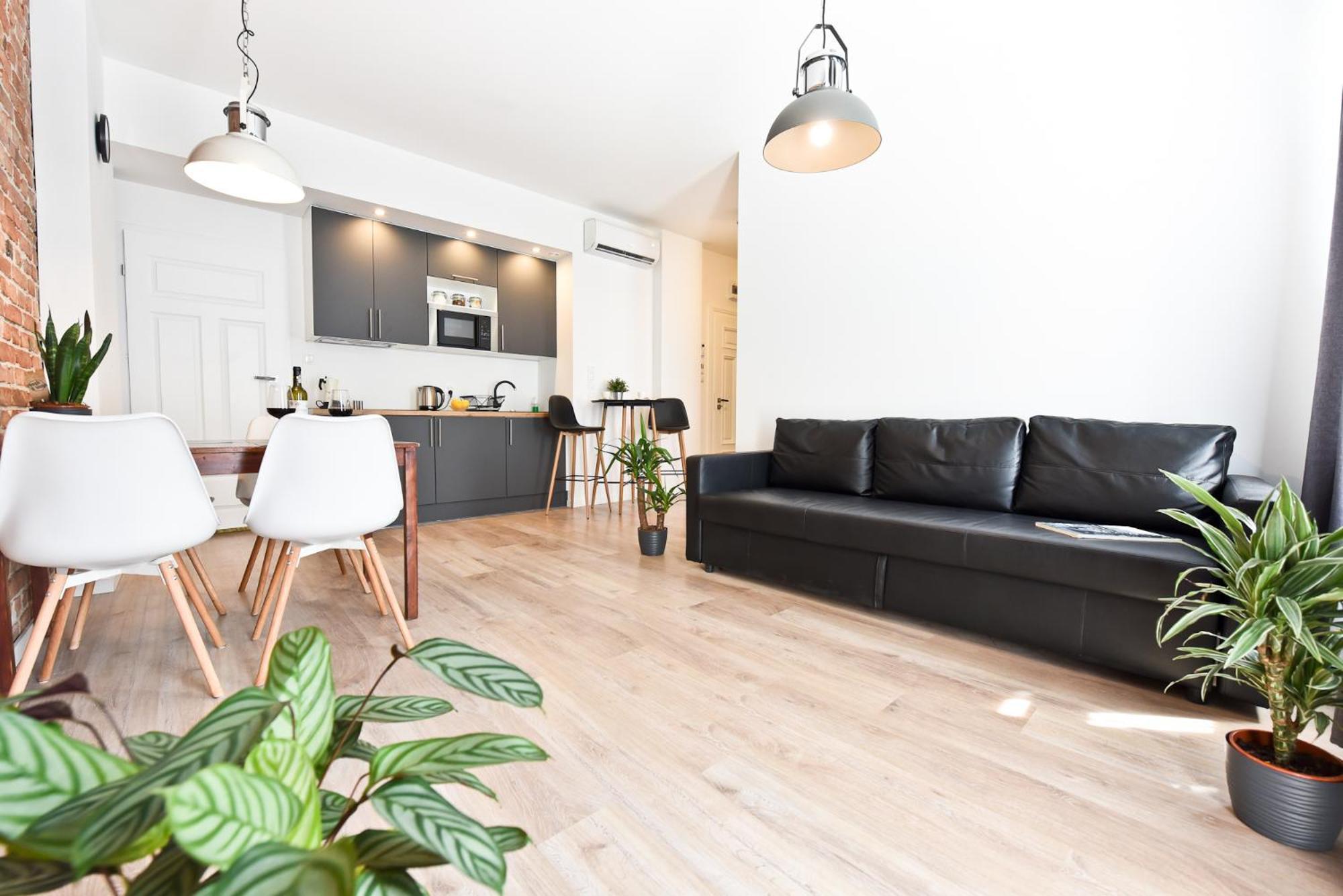 Green Garden Apartment Torun Bagian luar foto