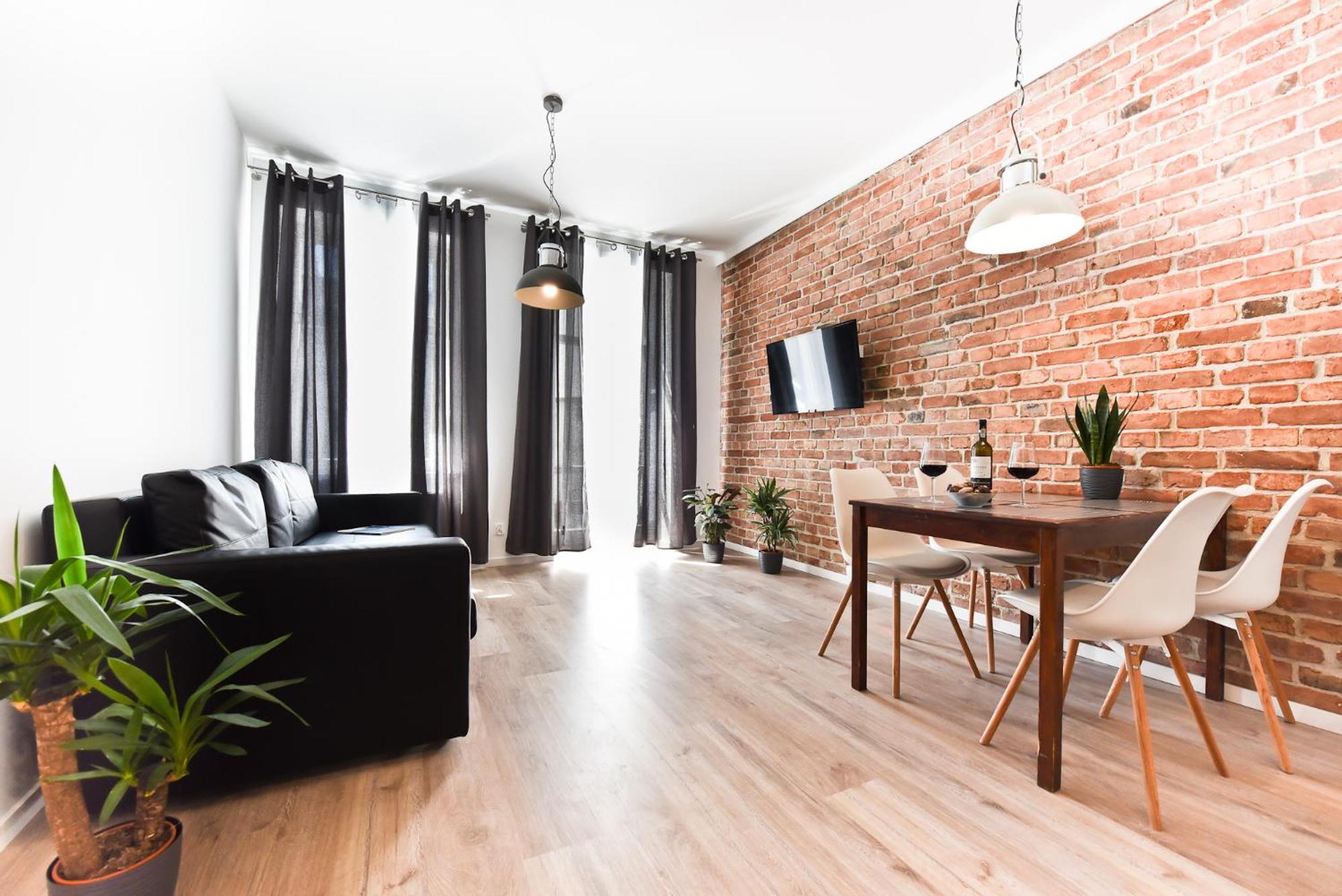 Green Garden Apartment Torun Bagian luar foto