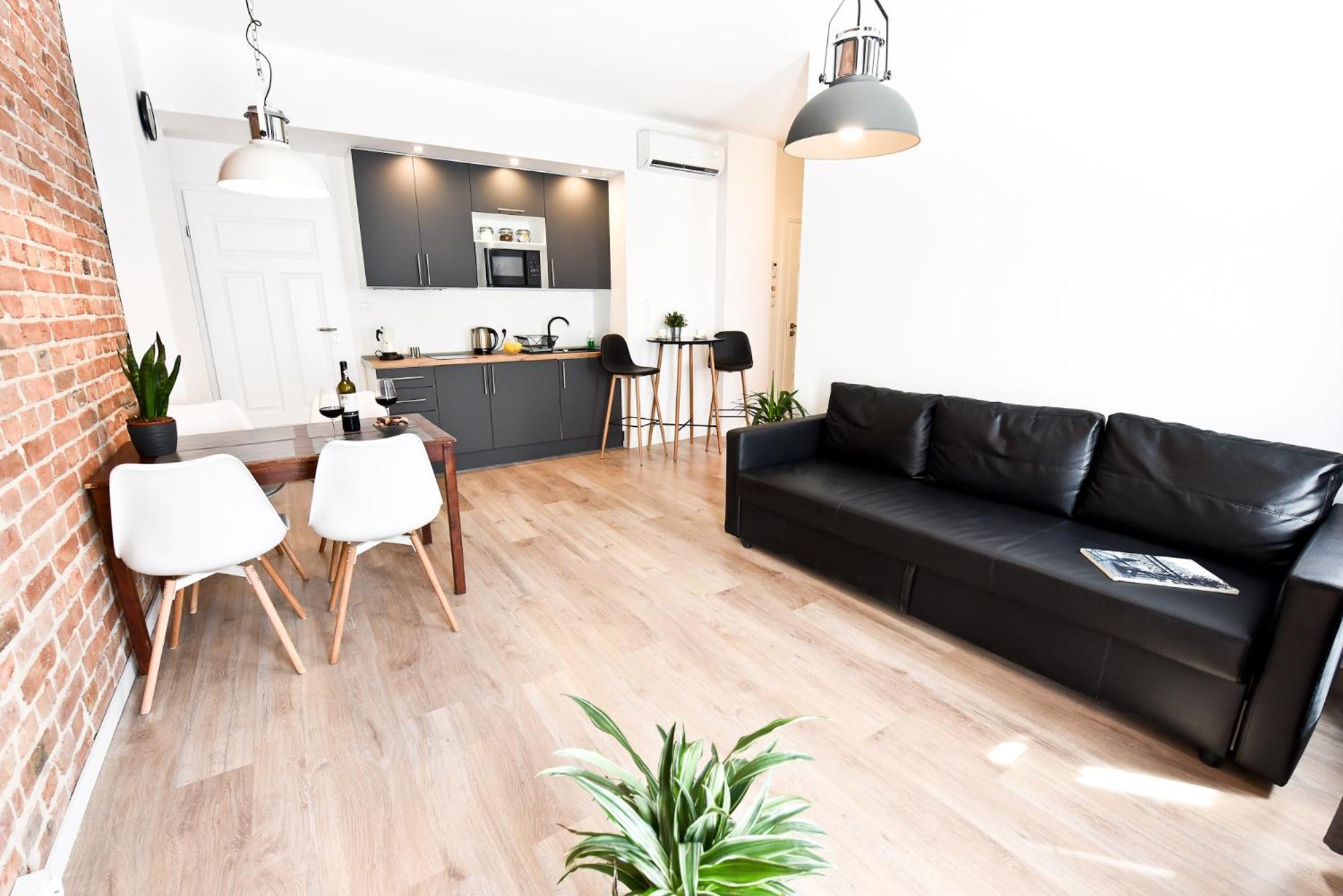 Green Garden Apartment Torun Bagian luar foto
