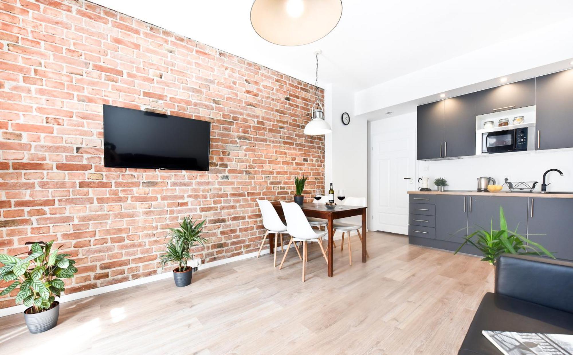 Green Garden Apartment Torun Bagian luar foto